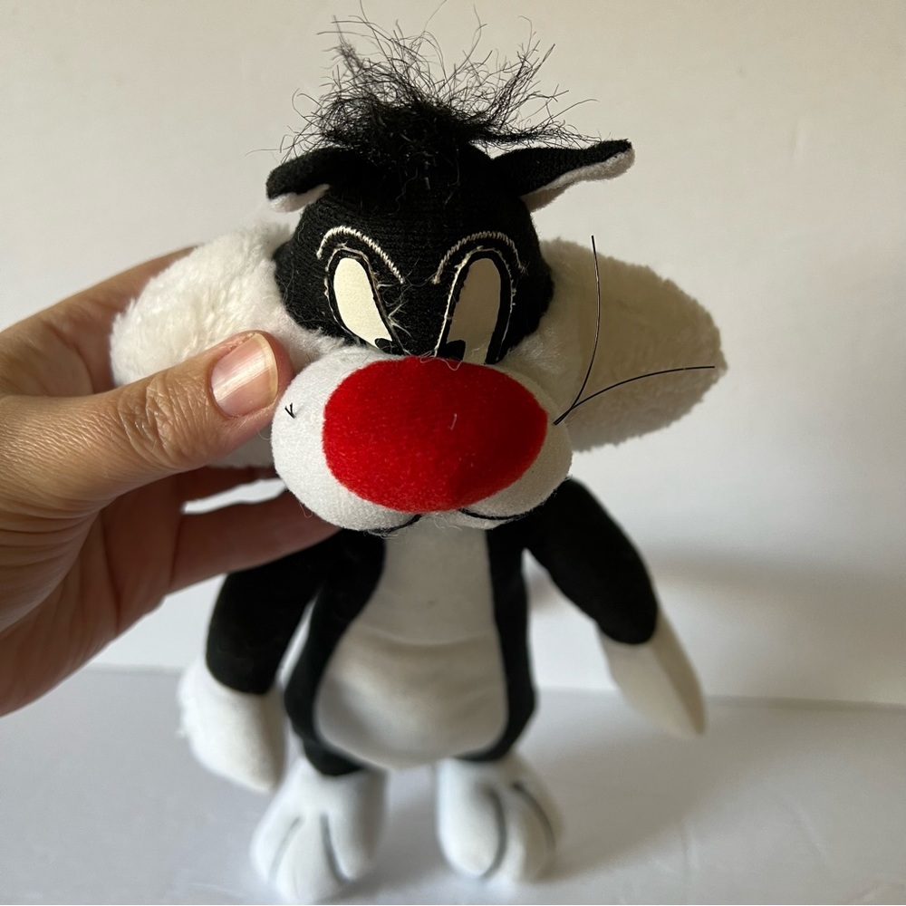 VTG Sylvester the Cat Looney Tunes 12" Plush Rare but Damaged